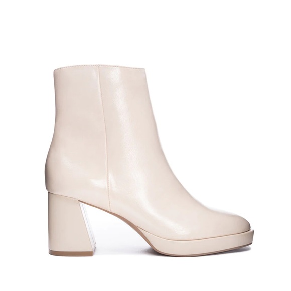 Chinese Laundry Dodger Ankle Leather Boots - Vanilla - Picture 1 of 4